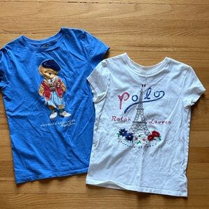 Polo by Ralph Lauren Kids Graphic Tees in Blue and White